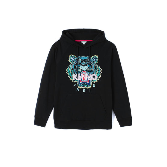 Women Classic Tiger Hoodie - Black