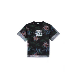 Women Tshirt Double Layer - Black