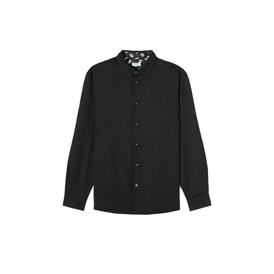 Men Reversible Overshirt - Black