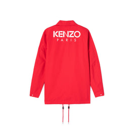 Men Kenzo Paris Coach Jacket - Cherry