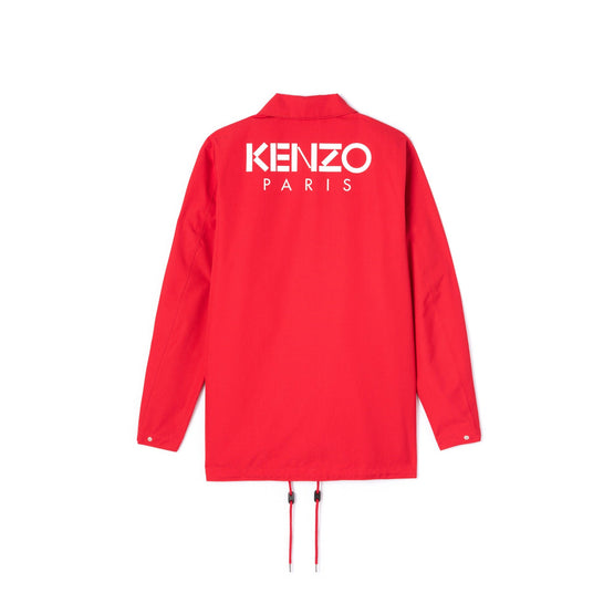 Men Kenzo Paris Coach Jacket - Cherry