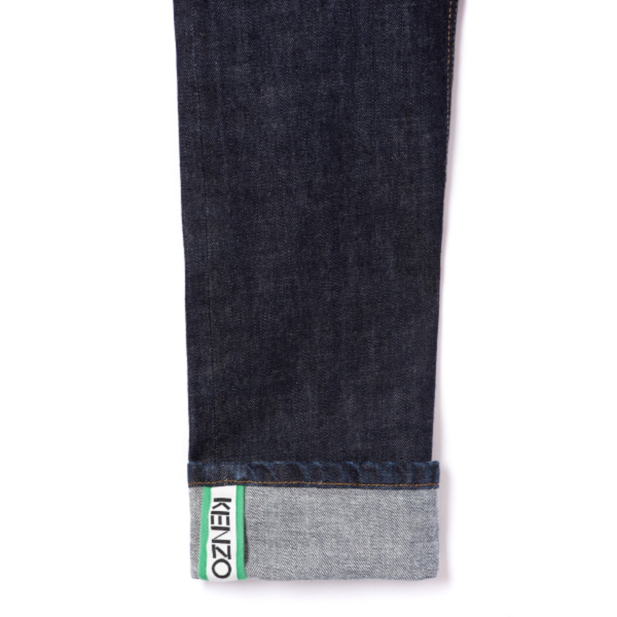 Men Roll Up Slim Jeans - Navy Blue