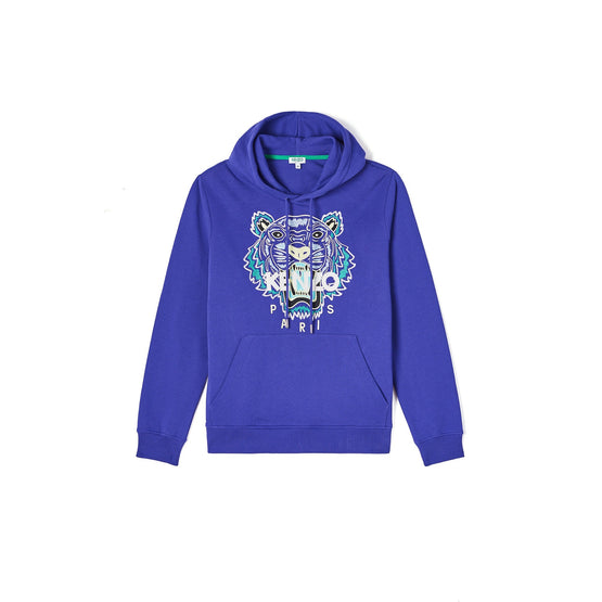 Men Classic Tiger Hoodie - Aubergine