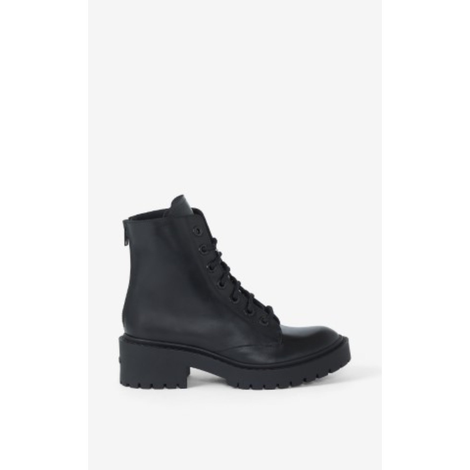 Women Pike Lace-Up Boot - Black