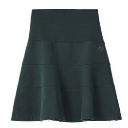 Women Tiger Crest Mini Flare Skirt - Pine