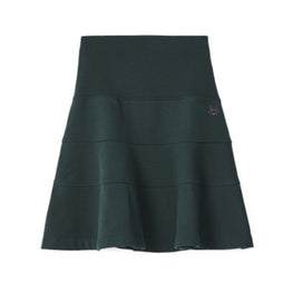 Women Tiger Crest Mini Flare Skirt - Duck Blue