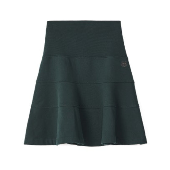 Women Tiger Crest Mini Flare Skirt - Duck Blue