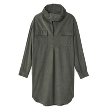 Women Dress Cowl Collar - Fern
