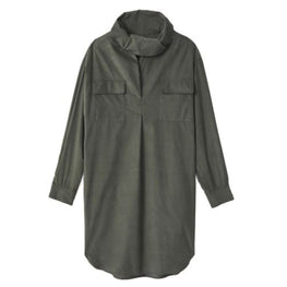 Women Dress Cowl Collar - Fern