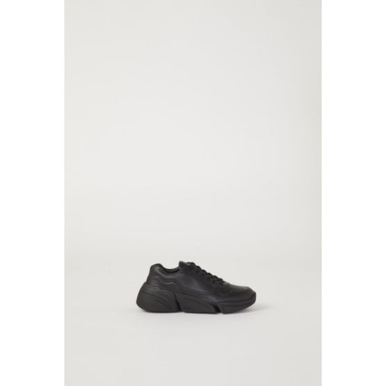Women Kross Lace Up Sneakers - Black