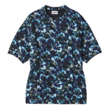 Women Short Sleeves Sw Ribs At Waist - Duck Blue