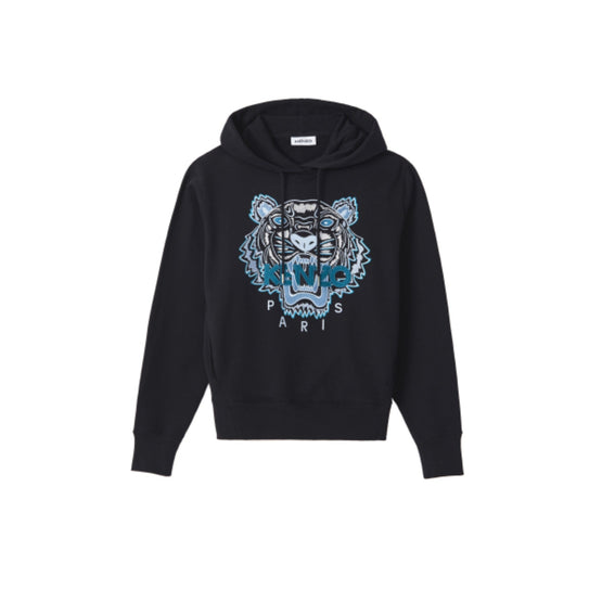 Women Classic Hoodie Tiger Classic - Black