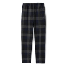 Men Check Wool Jogging - Navy Blue