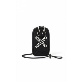 Men Phone Holder On Strap - Black