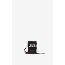 Men Card Holder On Strap - Black