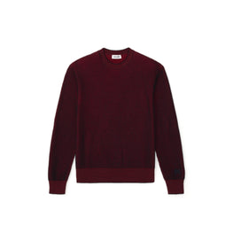 Men BI Colour Rib Jumper - Carmine