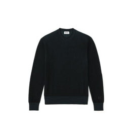 Men BI Colour Rib Jumper - Duck Blue
