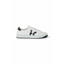 Men Kenzo Kourt Lace-Up Sneakers - White