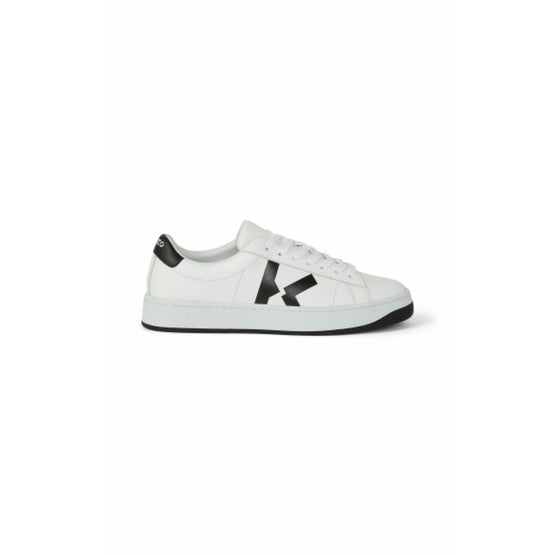 Men Kenzo Kourt Lace-Up Sneakers - White
