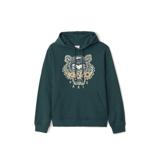 Men Classic Tiger Hoodie - Duck Blue