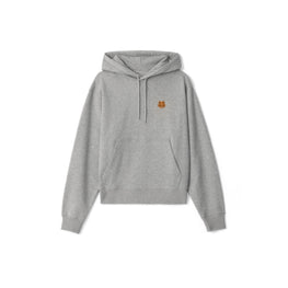 Men Tiger Crest Hoodie - Pearl Grey