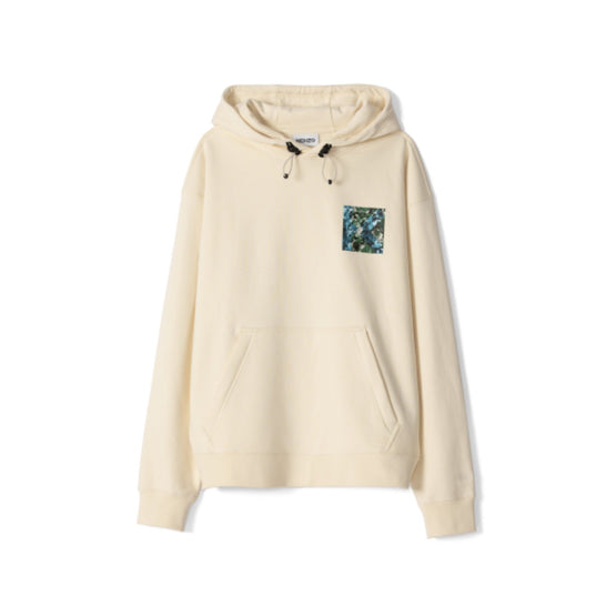 Men 'Camo K' Hoodie - Ecru