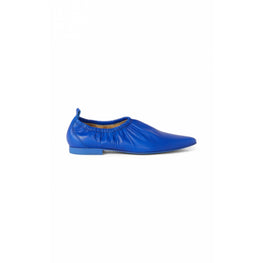 Women Wrinkle Ballerina - Royal Blue