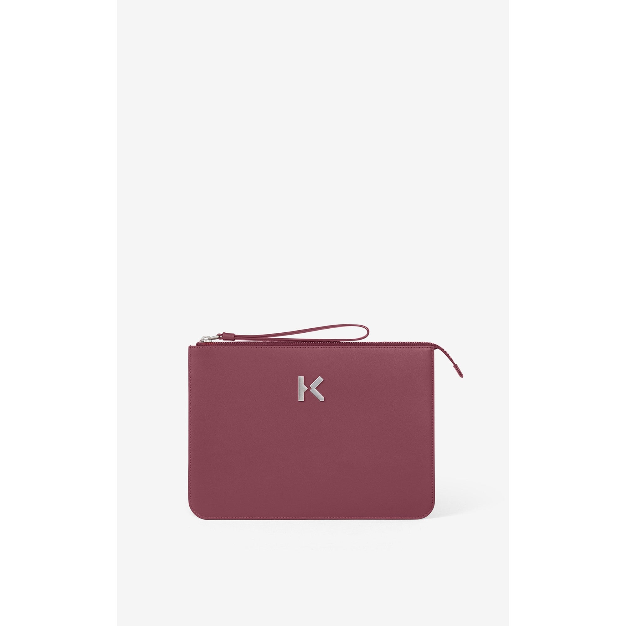 Women Flat Clutch - Blackberry