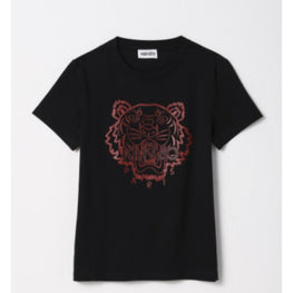 Women Cny Printed Classic T Shirt - Black