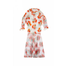 Women Printed Mesh Windbreaker - Poppy