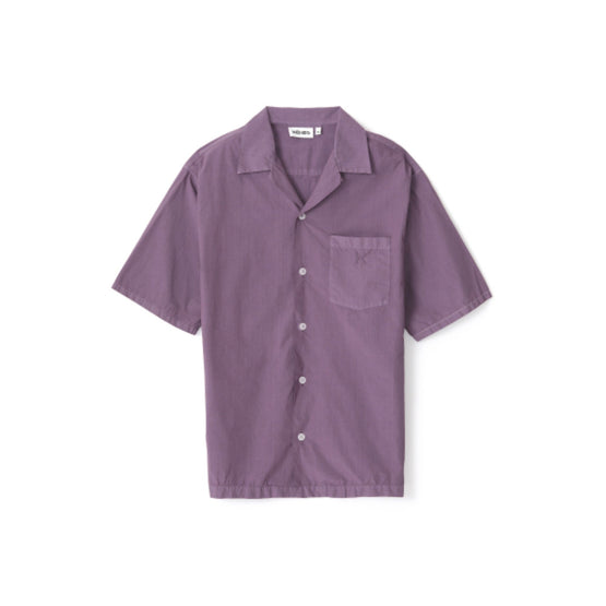Men Casual Short Sleeves Shirt - Blackcurrant