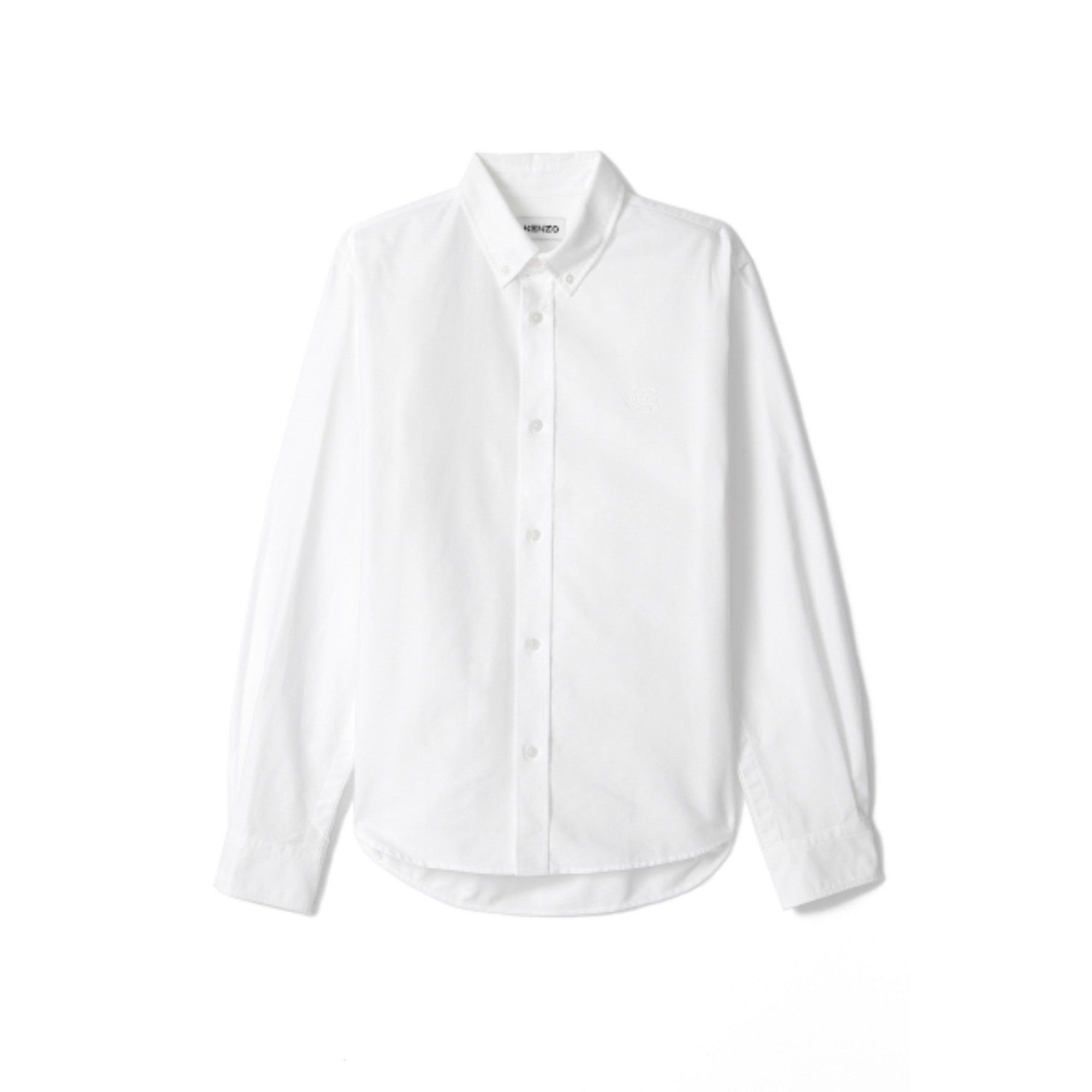 Men Tiger Crest Shirt - White