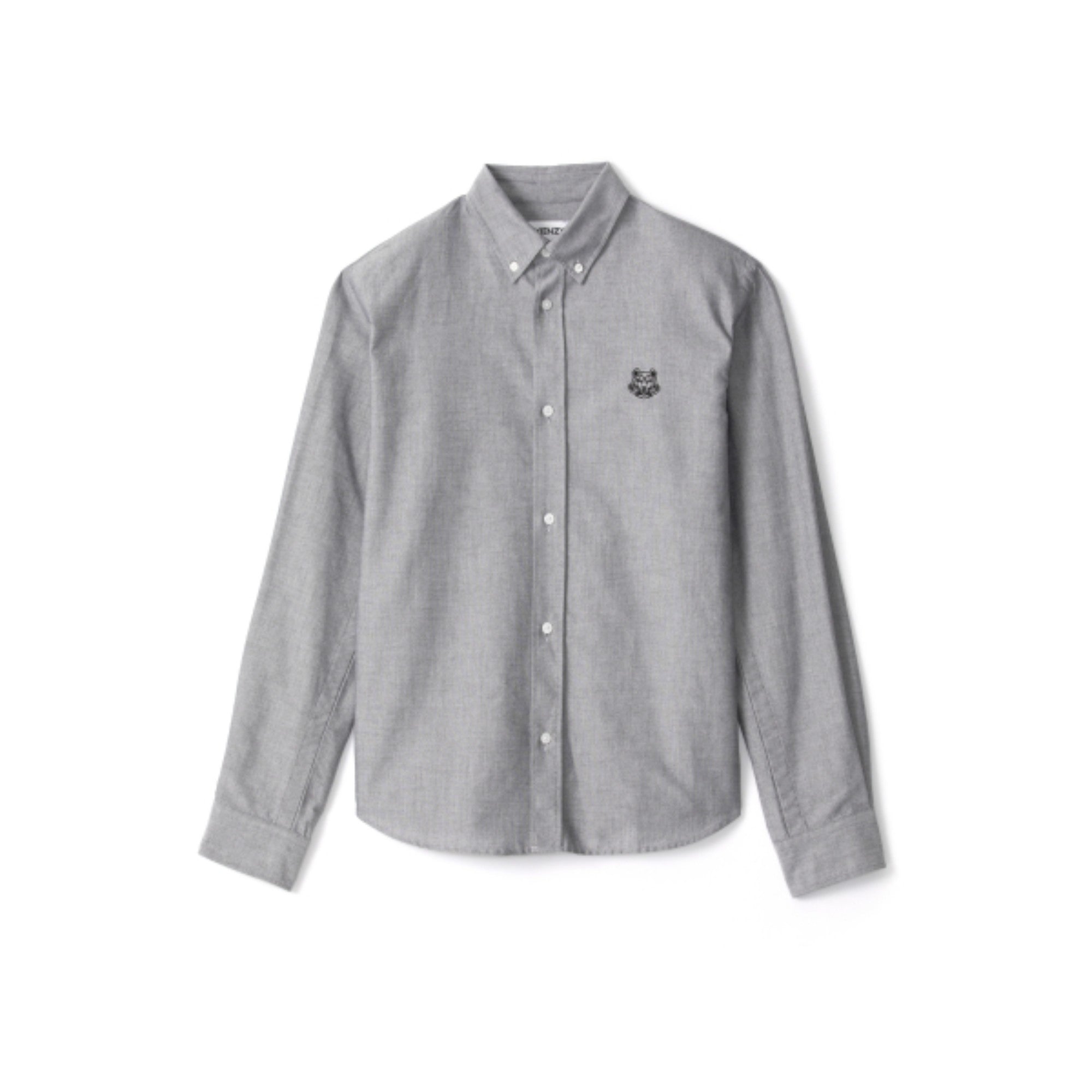 Men Tiger Crest Shirt - Black