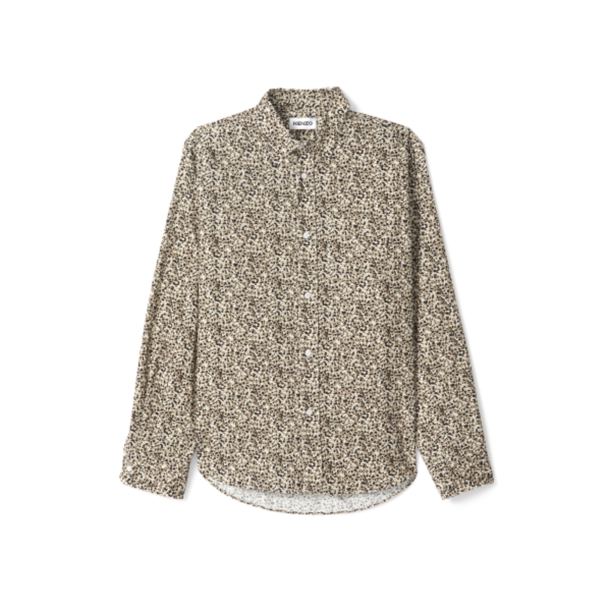 Men Printed Casual Shirt - Beige