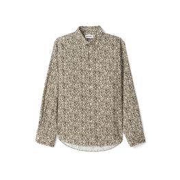 Men Printed Casual Shirt - Beige