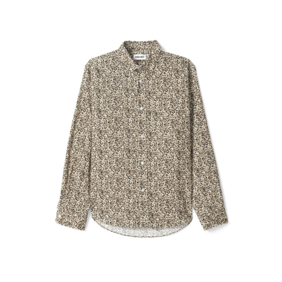 Men Printed Casual Shirt - Beige