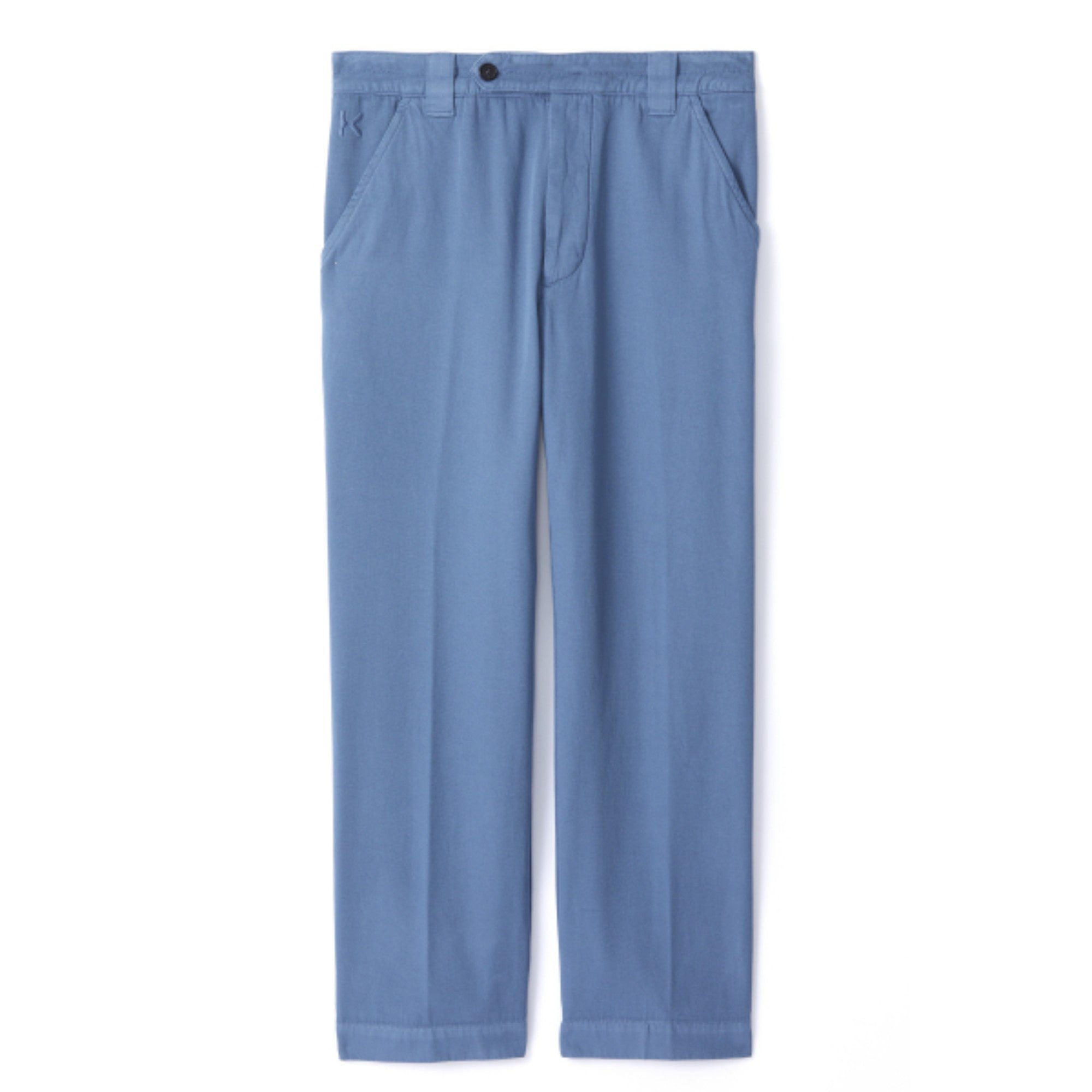 Men Cropped Pant - Blue
