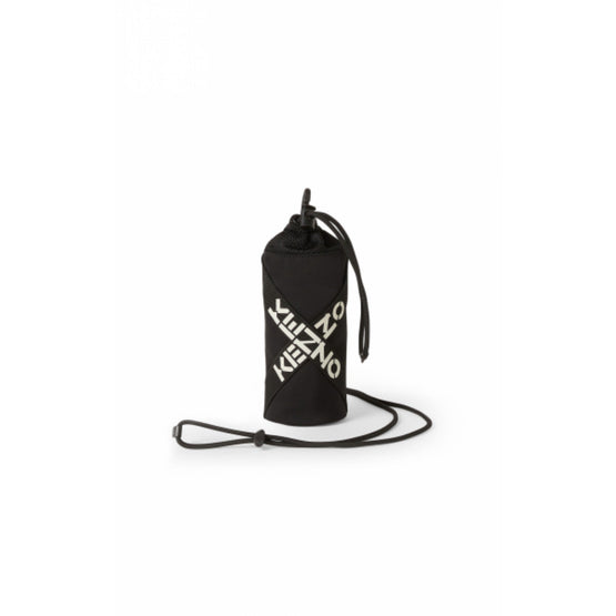 Men Bottle Holder On Strap - Black