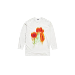 Men Seasonal Graphic Ls T-Shirt - White