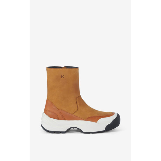 Women Kenzo Work Boot - Dark Beige