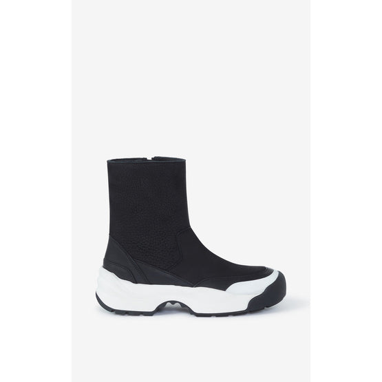 Women Kenzo Work Boot - Black
