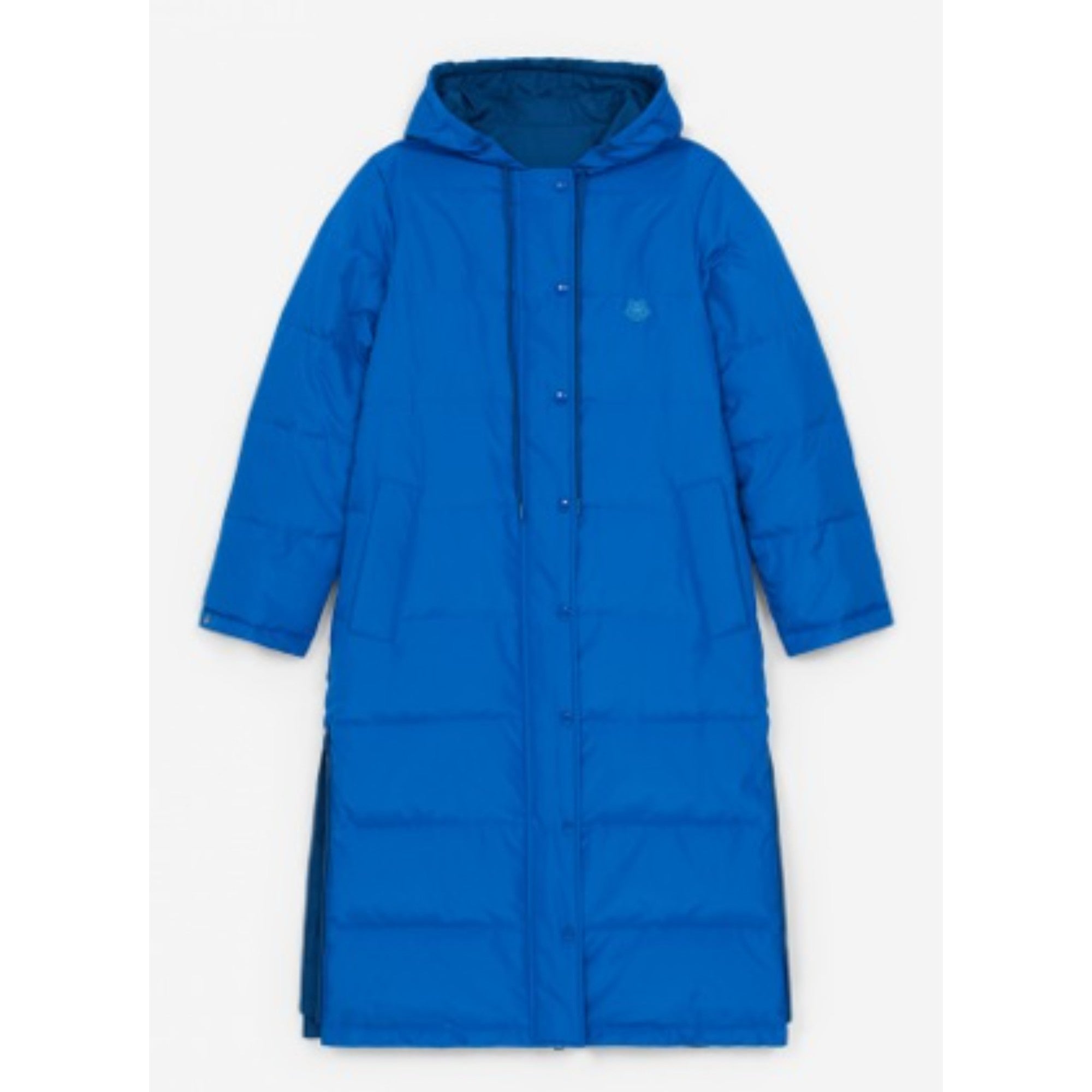 Women Elongated Puffer Reversible - Midnight Blue