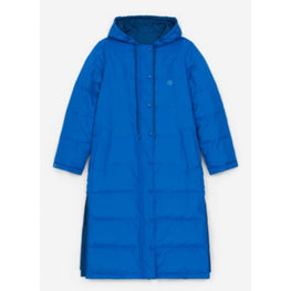 Women Elongated Puffer Reversible - Midnight Blue