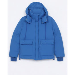 Women Puffer Jacket - Blue