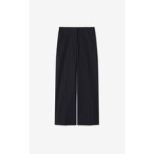 Women Cropped Pants - Blue Black