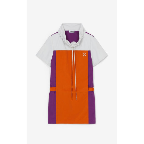 Women Kenzo Sport Short Dress - Deep Orange