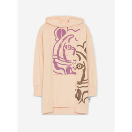 Women K-Tiger Hoodie Dress - Peach