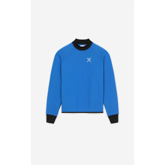 Women Kenzo Sport High Neck Sweat - Electric Blue