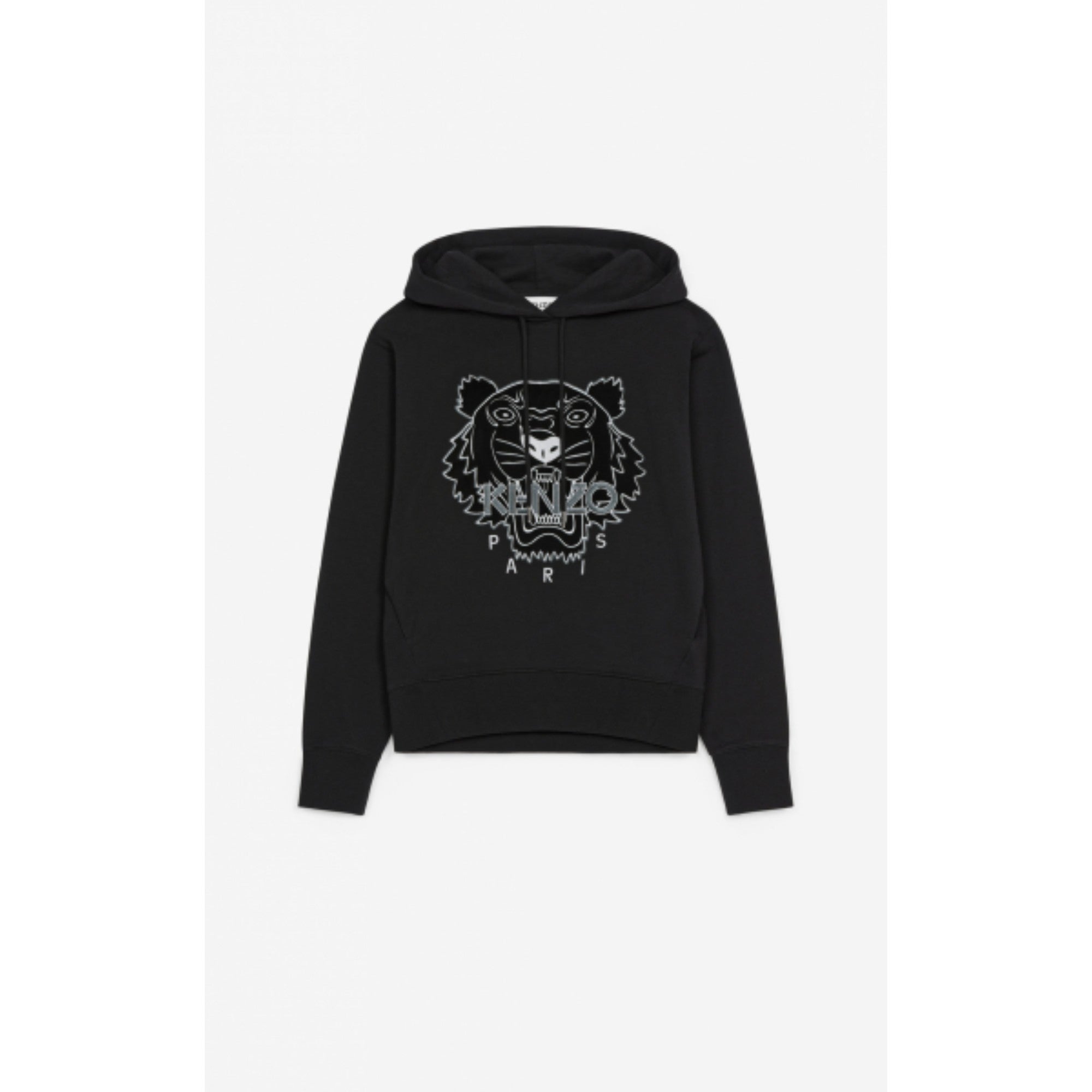 Women Festive Tiger Classic Hoodie - Black