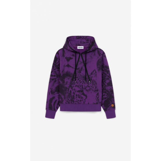 Women Gots Hoodie With Zip - Blackcurrant